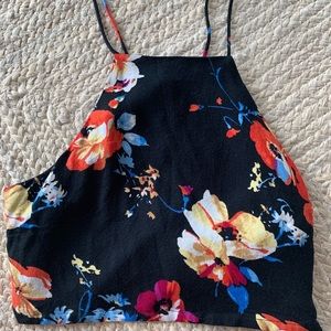 House of Harlow crop floral tank size small